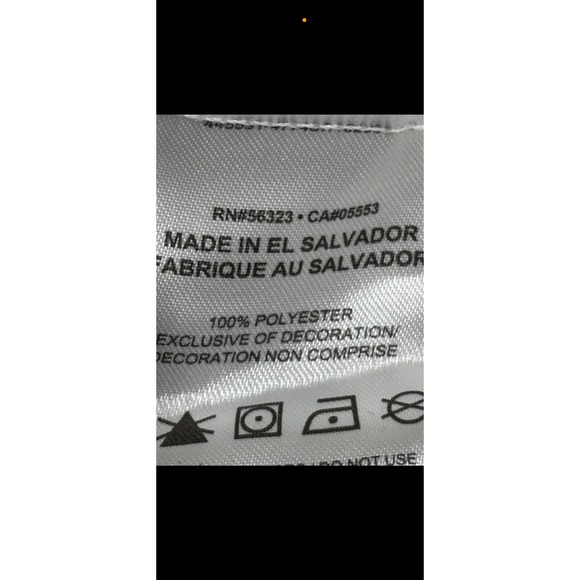 Nike Dri FIT Long Sleeve Athletic Shirt White Black Swoosh Men's XL+ - Picture 7 of 9